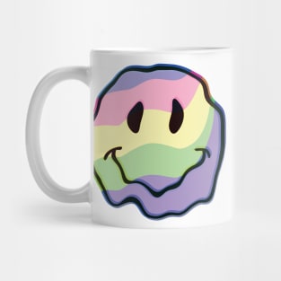 Colorful melting smiley face Mug